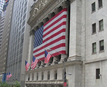 Börse Wallstrett New York City